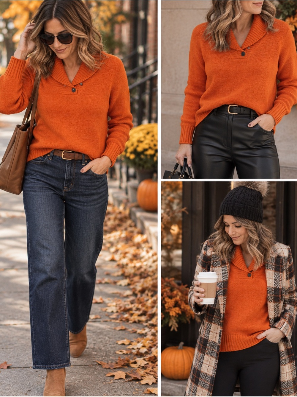 Ralph Lauren Orange Sweater